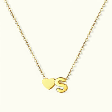 Love Initial Necklace