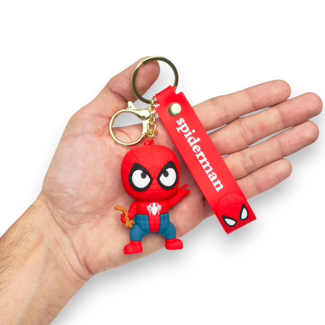 3D Spider-Man Figurine Keychain for Bags and Collectors
